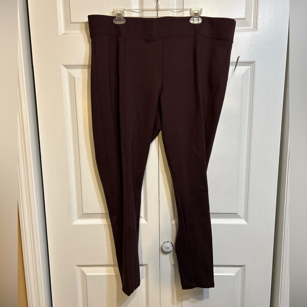 NWT Old Navy Stevie High Rise Legging Pants Size XXL Dark Wine Shade